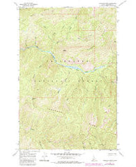 Toboggan Ridge Idaho Historical topographic map, 1:24000 scale, 7.5 X 7.5 Minute, Year 1966
