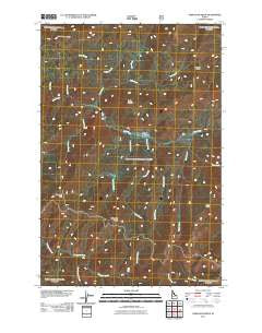 Toboggan Ridge Idaho Historical topographic map, 1:24000 scale, 7.5 X 7.5 Minute, Year 2011