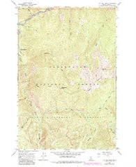 Tom Beal Peak Idaho Historical topographic map, 1:24000 scale, 7.5 X 7.5 Minute, Year 1966