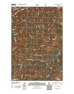 Tom Beal Peak Idaho Historical topographic map, 1:24000 scale, 7.5 X 7.5 Minute, Year 2011