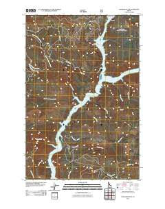 Township Butte Idaho Historical topographic map, 1:24000 scale, 7.5 X 7.5 Minute, Year 2011