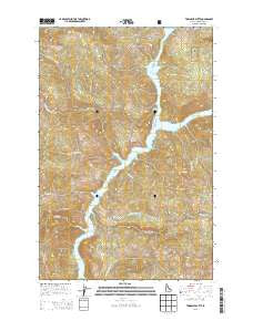 Township Butte Idaho Current topographic map, 1:24000 scale, 7.5 X 7.5 Minute, Year 2013
