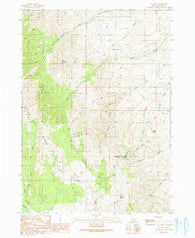 Toy Pass Idaho Historical topographic map, 1:24000 scale, 7.5 X 7.5 Minute, Year 1990
