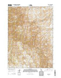 Toy Pass Idaho Current topographic map, 1:24000 scale, 7.5 X 7.5 Minute, Year 2013