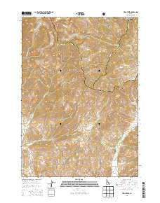 Trail Creek Idaho Current topographic map, 1:24000 scale, 7.5 X 7.5 Minute, Year 2013