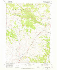 Treasureton Idaho Historical topographic map, 1:24000 scale, 7.5 X 7.5 Minute, Year 1969
