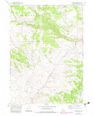 Treasureton Idaho Historical topographic map, 1:24000 scale, 7.5 X 7.5 Minute, Year 1969