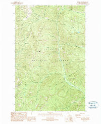 Trestle Peak Idaho Historical topographic map, 1:24000 scale, 7.5 X 7.5 Minute, Year 1989
