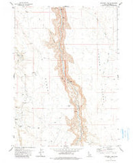 Triguero Lake Idaho Historical topographic map, 1:24000 scale, 7.5 X 7.5 Minute, Year 1979