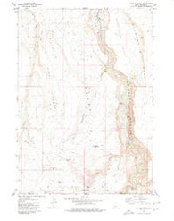 Triplet Butte Idaho Historical topographic map, 1:24000 scale, 7.5 X 7.5 Minute, Year 1979