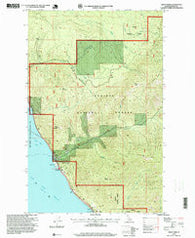 Trout Peak Idaho Historical topographic map, 1:24000 scale, 7.5 X 7.5 Minute, Year 1996