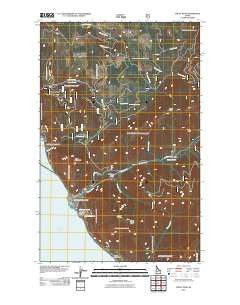Trout Peak Idaho Historical topographic map, 1:24000 scale, 7.5 X 7.5 Minute, Year 2011