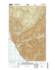 Trout Peak Idaho Current topographic map, 1:24000 scale, 7.5 X 7.5 Minute, Year 2013