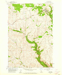 Troy Idaho Historical topographic map, 1:24000 scale, 7.5 X 7.5 Minute, Year 1960