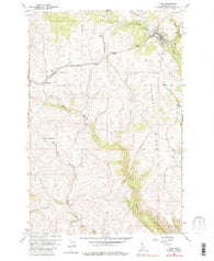 Troy Idaho Historical topographic map, 1:24000 scale, 7.5 X 7.5 Minute, Year 1960