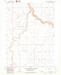 Tuanna Butte Idaho Historical topographic map, 1:24000 scale, 7.5 X 7.5 Minute, Year 1979