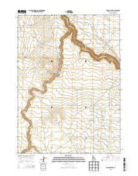 Tuanna Butte Idaho Current topographic map, 1:24000 scale, 7.5 X 7.5 Minute, Year 2013