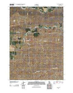 Tunupa Idaho Historical topographic map, 1:24000 scale, 7.5 X 7.5 Minute, Year 2010