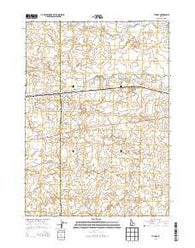 Tunupa Idaho Current topographic map, 1:24000 scale, 7.5 X 7.5 Minute, Year 2013