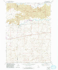 Tunupa Idaho Historical topographic map, 1:24000 scale, 7.5 X 7.5 Minute, Year 1971