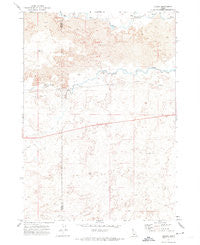 Tunupa Idaho Historical topographic map, 1:24000 scale, 7.5 X 7.5 Minute, Year 1971