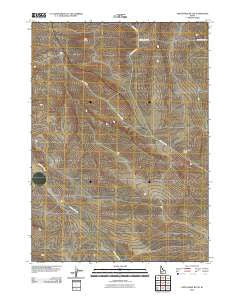 Twentymile Butte Idaho Historical topographic map, 1:24000 scale, 7.5 X 7.5 Minute, Year 2010