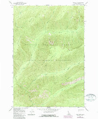 Twin Butte Idaho Historical topographic map, 1:24000 scale, 7.5 X 7.5 Minute, Year 1966