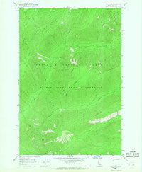 Twin Butte Idaho Historical topographic map, 1:24000 scale, 7.5 X 7.5 Minute, Year 1966