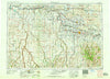 Twin Falls Idaho Historical topographic map, 1:250000 scale, 1 X 2 Degree, Year 1958
