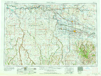 Twin Falls Idaho Historical topographic map, 1:250000 scale, 1 X 2 Degree, Year 1958