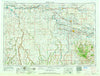 Twin Falls Idaho Historical topographic map, 1:250000 scale, 1 X 2 Degree, Year 1955
