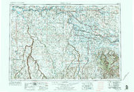 Twin Falls Idaho Historical topographic map, 1:250000 scale, 1 X 2 Degree, Year 1955