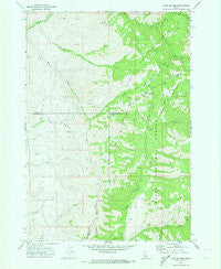 Twin Sisters Idaho Historical topographic map, 1:24000 scale, 7.5 X 7.5 Minute, Year 1970