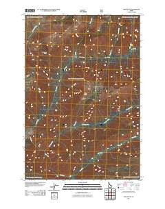 Twin Butte Idaho Historical topographic map, 1:24000 scale, 7.5 X 7.5 Minute, Year 2011