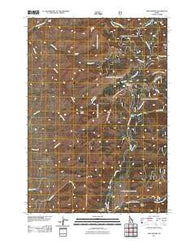 Twin Sisters Idaho Historical topographic map, 1:24000 scale, 7.5 X 7.5 Minute, Year 2011