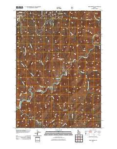 Twin Springs Idaho Historical topographic map, 1:24000 scale, 7.5 X 7.5 Minute, Year 2011