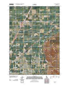 Ucon Idaho Historical topographic map, 1:24000 scale, 7.5 X 7.5 Minute, Year 2011