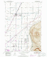 Ucon Idaho Historical topographic map, 1:24000 scale, 7.5 X 7.5 Minute, Year 1948