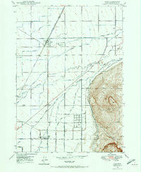 Ucon Idaho Historical topographic map, 1:24000 scale, 7.5 X 7.5 Minute, Year 1948