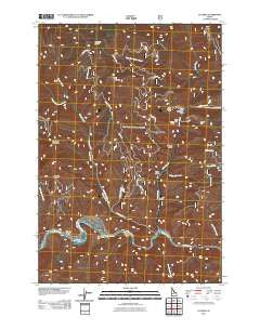 Ulysses Idaho Historical topographic map, 1:24000 scale, 7.5 X 7.5 Minute, Year 2011