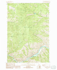 Ulysses Mountain Idaho Historical topographic map, 1:24000 scale, 7.5 X 7.5 Minute, Year 1991