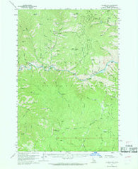 Ulysses Mtn Idaho Historical topographic map, 1:62500 scale, 15 X 15 Minute, Year 1960