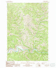 Ulysses Idaho Historical topographic map, 1:24000 scale, 7.5 X 7.5 Minute, Year 1991