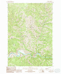 Ulysses Idaho Historical topographic map, 1:24000 scale, 7.5 X 7.5 Minute, Year 1991