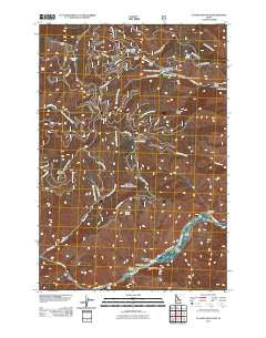 Ulysses Mountain Idaho Historical topographic map, 1:24000 scale, 7.5 X 7.5 Minute, Year 2011