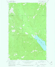 Upper Priest Lake Idaho Historical topographic map, 1:24000 scale, 7.5 X 7.5 Minute, Year 1969