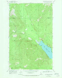 Upper Priest Lake Idaho Historical topographic map, 1:24000 scale, 7.5 X 7.5 Minute, Year 1969