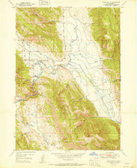 Upper Valley Idaho Historical topographic map, 1:24000 scale, 7.5 X 7.5 Minute, Year 1951