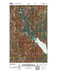 Upper Priest Lake Idaho Historical topographic map, 1:24000 scale, 7.5 X 7.5 Minute, Year 2011