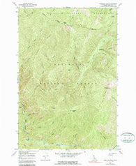 Vermilion Peak Idaho Historical topographic map, 1:24000 scale, 7.5 X 7.5 Minute, Year 1966
